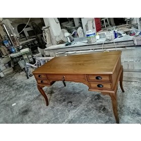 Resim Bintaşmobilya Doğal Ahşap Ofis Masası 