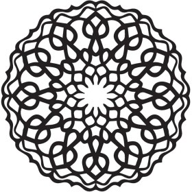 Resim Çiçek Deseni (Oto-Motor-Laptop-Duvar-Dekor) (Tip 8) 20 x 20 cm 