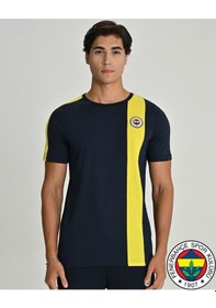 Resim Fenerbahçe S.k. 25/26 Sezon Tribün Basic Tişört Tribün Forması Lacivert 