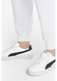 Resim Puma 38014704 Skye Clean Whıte Black Kadın Sneaker Beyaz 