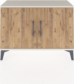 Resim Arges Şifonyer Tek Raflı 2 Kapaklı 88x30x64 Aytaşı-çam Aytası 