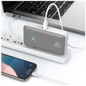 Resim Wiwu Wi-p049 Noble Serisi Type-c Kablolu Dijital Led Göstergeli Powerbank Pd 35w 10000mah Gri 