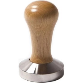 Resim Vodinox Cafe Bar Barista Ekipmanları Kahve Espresso Tamper Temper Inox Paslanmaz Ahşap Saplı 58 mm 