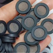 Resim 10 adet Paslanmaz Çelik Örgülü ile Plastik Musluk Filtresi Yıkama Yastıkları - 1/2 İnç Konu, Dayanıklı Kauçuk Mühür ve Duş Hortumları ve Nozulları için Filtre, İçme Suyu Güvenli, Hortum Filtre Yıkama Yastığı, Örgü Filtre Tasarımı, Tesisat Aksesuarları 