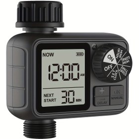 Resim 1 Adet, Dial Button Akıllı Sayısal Elektronik Su Saati Açık Hava Su Geçirmez Meyve Ve Sebze Bitki Damlama Sulama Sistemi 10.67 X 9.65 X 4.57cm 