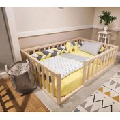 Resim Baby Kinder Trendy Montessori Doğal Bebek Ve Çocuk Karyolası 