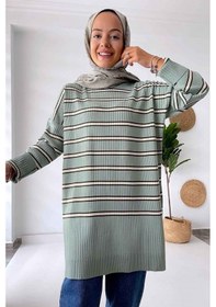 Resim Kahijab Lady Triko Tunik - Yeşil 