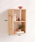 Resim Yoko Home Dar Alanlar Için Mini Raf, Yatak Yanı Raf 