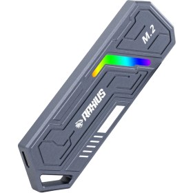 Resim Raxius DK03 Usb-A/type-C Kablolu Rgb 22X80 M.2 Nvme Taşınabilir Harici SSD (Boş Kutu) 