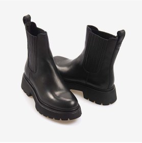 Resim Rouge Hakiki Deri Kadın Chelsea Bot 1700-3045 Siyah 