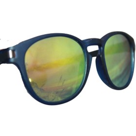 Resim john mıller HEH67G UV400 Filtre Korumalı Mavi Çerçeve Siyah Sap Aynalı-Mat Unisex Güneş Gözlüğü 