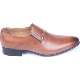 Resim Fosco 5049 Erkek Bağcıksız Hakiki Deri Klasik Ayakkabı 