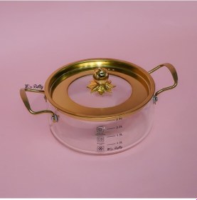 Resim Rose Deluxe Cam Tencere 2,5 Lt Şeffaf 