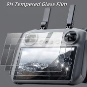 Resim DJI Mini 4 Pro kontrol cihazı ekran koruyucu için 3 adet/2 adet, Temperli Cam/Yüksek Çözünürlüklü Uzaktan Kumanda Koruyucu Film DJI RC/RC 2 için uyumlu, Mini 4 Pro/Mini 3 Pro/Mini 3/Air 3/Mavic 3 Pro ile uyumlu 9H Sertlik Temperli Cam 