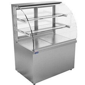 Resim Öztiryakiler Etd-11n10 Bombe Camlı Nötr Teşhir Dolabı 240 LT 100x70x135 CM 