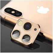 Resim TEKNOPAZARIM Iphone Xs- Iphone 11 Pro Uyumlu Kamera Lens Dönüştürücü-gold Renk 