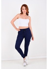 Resim Quıts Kıds 2 Iplik Yanları Kargo Cepli Eşofman Altı-8820 Byn-8820 Çok Renkli 