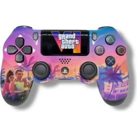 Resim Sony Dualshock 4ps4 Play Station 4 Dualshock 4 Grand Theft Auto Vı Special Edition 