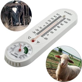 Resim Normadia Analog Sıcaklık ve Nem Ölçüm Cihazı, Hassas ve Güvenilir Gösterge 