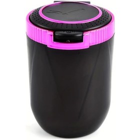 Resim Dashanshop Abs+metal Yapılı, Otomatik Açılır Kapaklı, Gül Kırmızısı Özelleştirilebilir Araç Küllüğü 