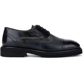 Resim Tamer Tanca Erkek Hakiki Deri Siyah Klasik Ayakkabı 537 65402 Erk Ayk Sk25-26 Sıyah Bfl/gyk Siyah 