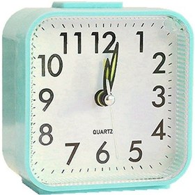 Resim Xurunkeji Basit Çocuk Çalar Saati, Sessiz Plastik Kuvars Saat, Masaüstü Dekorasyonu, Çalar Saat, Yeşil 