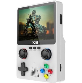 Resim Cbtx X6 HD 3.5'' Ekran El Oyun Konsolu Dahili Video Oyunları Makinesi Çift Joystick 