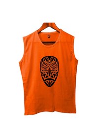 Resim Top Glory Mask Baskılı Kolsuz Sporcu T-shirt Tank Top Sporcu Fitness Atlet 