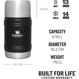 Resim Stanley hngds The Artisan Paslanmaz Çelik Yemek Termosu, 0.50 lt sdgnh 1038993 