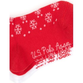 Resim U.s. Polo Assn. Kız Çocuk Kırmızı Çorap (Soket) 50318071-VR030 