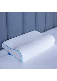 Resim SimpleThePillow Boyun Destekli Visco Yastık Boyun Fıtığı Boyun Düzleşmesi Boyun İçin Ortopedik Boyun Yastığı 60*40*11*8 