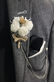 Resim Limelia Beyaz Yaka Çiçeği - Damat Çiçeği - Sağdıç Çiçeği 1 Adet 