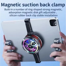 Resim Serreha X100 Tablet Soğutucu Oyun İçin Tablet Soğutma Fanı Yüksek Hassasiyet ve Dayanıklı Yapı 