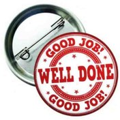 Resim Hediye Panayırı Good Job Well Done Öğrenci Rozeti 20 Adet 