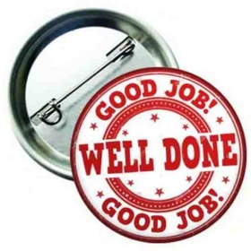 Resim Hediye Panayırı Good Job Well Done Öğrenci Rozeti 20 Adet 