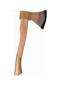 Resim Yayke Ahşap Saplı Kurban Kesim Nacak Kamp Odun Kesme Kırma Baltası 