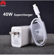 Resim Huawei Supercharge 40w Hızlı Şarj Cihazı 10v/4a Adaptör 5a Tip-c Usb Kablosu P30 P40 Pro Mate 20 30 Pro Nova 5 6 7 Pro Magic 2 