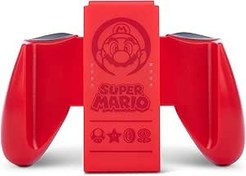 Resim PowerA Nintendo Switch için Joy-Con-konforlu sap - Super Mario - Kırmızı, oyun kumandası, oyun kumandası, Nintendo Switch Lite, resmi lisanslı 