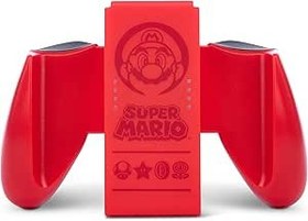 Resim PowerA Nintendo Switch için Joy-Con-konforlu sap - Super Mario - Kırmızı, oyun kumandası, oyun kumandası, Nintendo Switch Lite, resmi lisanslı 