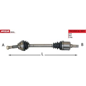 Resim Mga 70151 Aks Sol Abssız 18Q Ducato / Boxer / Jumper 