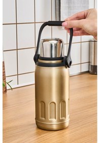 Resim Karaca Adent Çelik Sızdırmaz Termos Gold 800 ml 