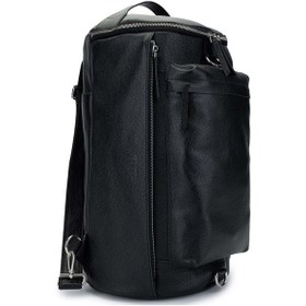 Resim Tamer Tanca Unisex Hakiki Deri Siyah Floter Spor Çanta 949 1901 Bn Cnt Y25 Sıyah Fltr Siyah 