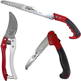 Resim rigour Profesyonel 3lü Bahçe Budama Seti 