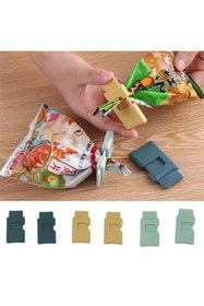 Resim OZCMAX 6lı Hava Sızdırmaz Poşet Torba Ambalaj Ve Paket Kıstırmalı Kapatmaa Klipsi (Ug) 