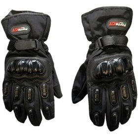 Resim ROBESBON Unisex Forte GT 15 Uzun Parmak, Korumalı Motosiklet Eldiveni 