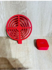 Resim Hedef 9 Cm Kırmızı Renk + 21 Paket Plastik Boncuk Karışık 