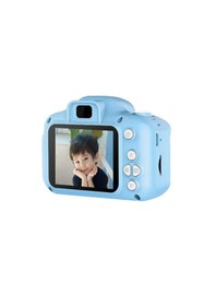 Resim Teknomila Mini 1080P Hd Kamera Çocuklar Için Fotoğraf Makinesi Mavi 