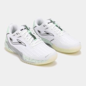 Resim Joma Rapid Lady 25 TRALW2502AC Kadın Toprak & Sert Kort Tenis Ayakkabısı - Beyaz 