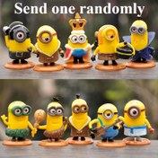 Resim Despicable Me'den Minyonlardan Bir Solid Oyuncak Figürü, Rastgele Seçilmiş. 