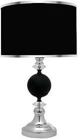 Resim MİNİMAL E-TİCARET & BİLGİ TEKNOLOJİLERİ Omega Silver Black Contrast Abajur 